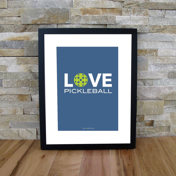 Love Pickleball Art Print - The Love Pickleball Poster