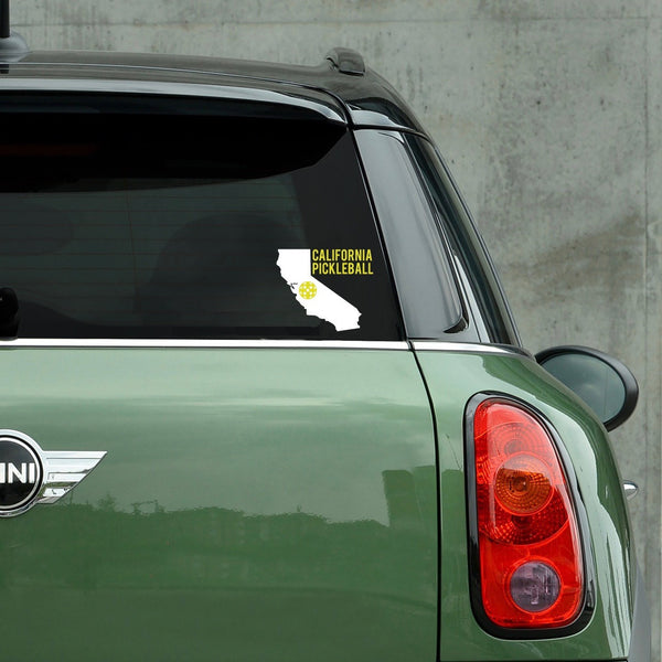 California Pickleball Decal - Bumper Sticker