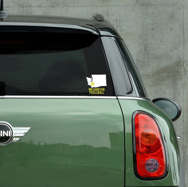 Washington Pickleball Decal - Bumper Sticker -