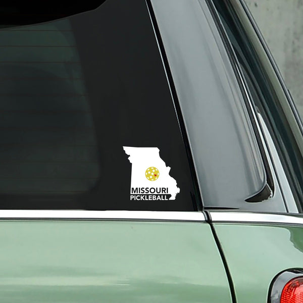 Missouri Pickleball Decal #2- Bumper Sticker