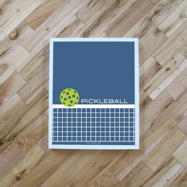 Pickleball Net Art Print - The Love Pickleball Poster