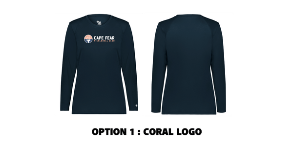2026 Cape Fear Pickleball Club Ladies Performance Long Sleeve T-Shirt