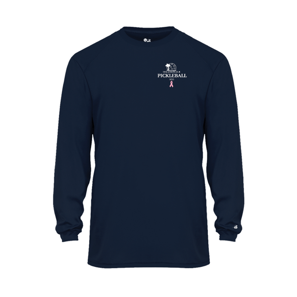 2025 - OPTION 2 - Special Edition Dink for Pink Islandwalk Pickleball Men's Performance Long Sleeve T-Shirt