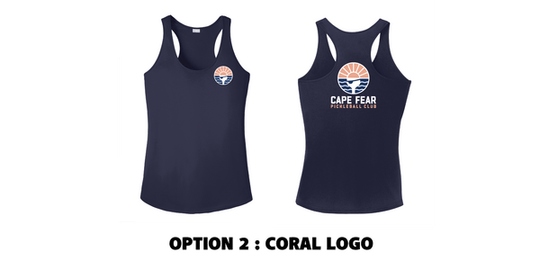 2026 Cape Fear Pickleball Club Ladies Racerback Tank