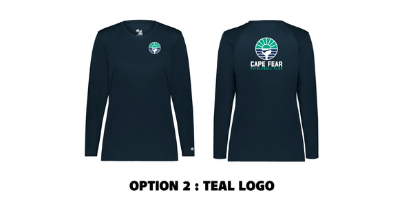2026 Cape Fear Pickleball Club Ladies Performance Long Sleeve T-Shirt