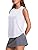 Isles Tennis Ladies Loose Fit Performance Tank with scooped hem