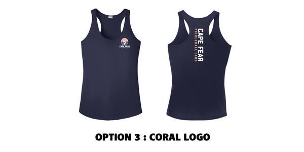 2026 Cape Fear Pickleball Club Ladies Racerback Tank