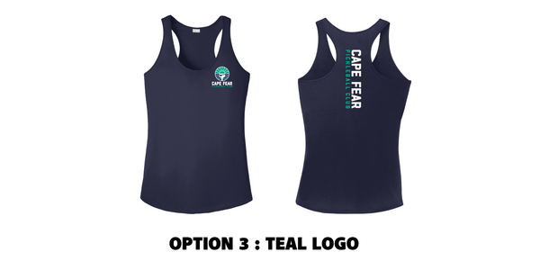 2026 Cape Fear Pickleball Club Ladies Racerback Tank