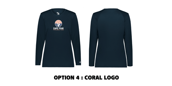 2026 Cape Fear Pickleball Club Ladies Performance Long Sleeve T-Shirt