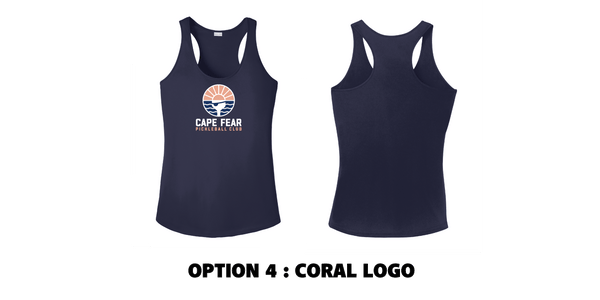 2026 Cape Fear Pickleball Club Ladies Racerback Tank