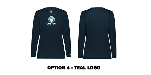 2026 Cape Fear Pickleball Club Ladies Performance Long Sleeve T-Shirt