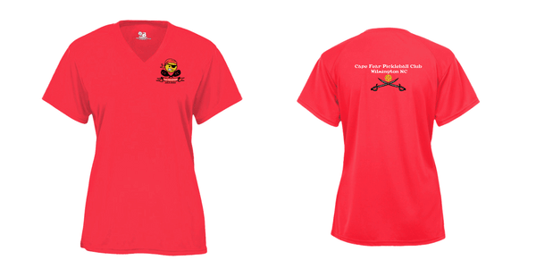 Cape Fear 2025 Anniversary Pickleball Club Ladies Performance Short Sleeve T-Shirt