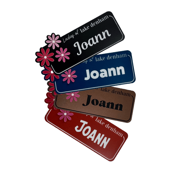 Personalized Ladies of Lake Denham Name Tag - Bag Tag - Magnet