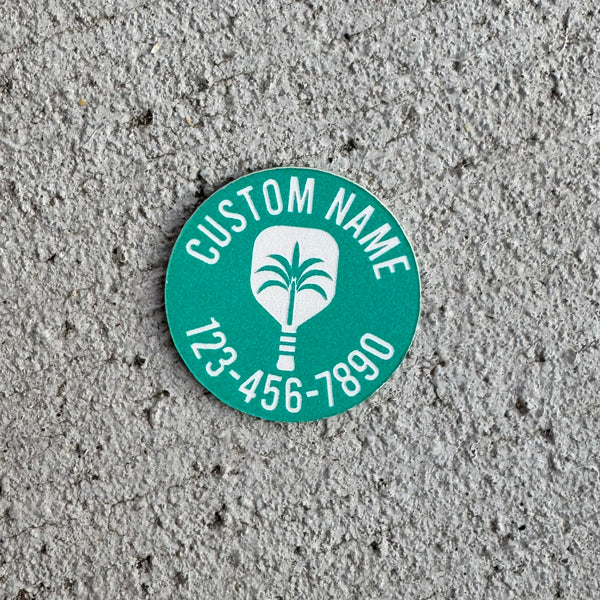 Colored Grand Palm Pickleball Paddle Butt Name Cap