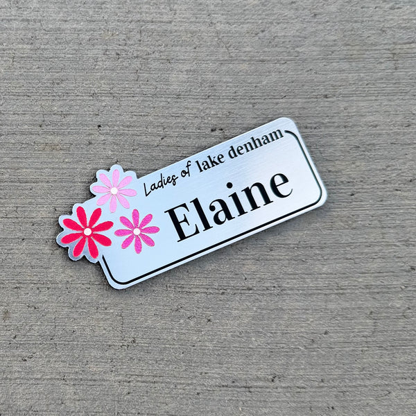 Personalized Ladies of Lake Denham Name Tag - Bag Tag - Magnet