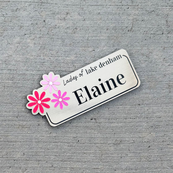 Personalized Ladies of Lake Denham Name Tag - Bag Tag - Magnet