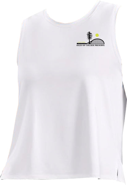 Isles Tennis Ladies cropped Performance Tank