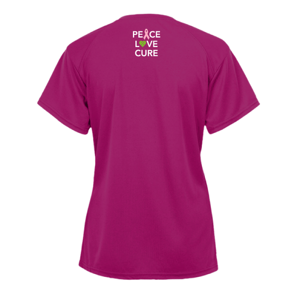 Special Edition Breast Cancer Islandwalk Pickleball Ladies Performance T-Shirt