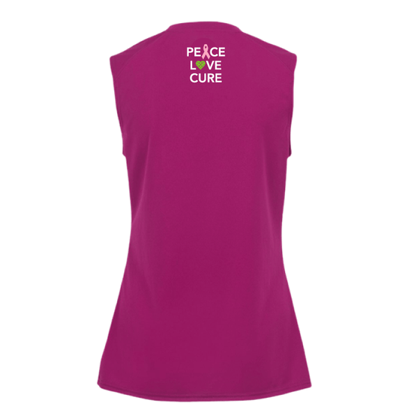 Special Edition Breast Cancer Islandwalk Pickleball Ladies Performance Sleeveless Tank