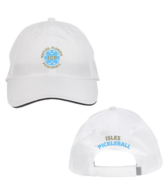 Isles Pickleball 2025 Hat - Silver with Carolina Blue