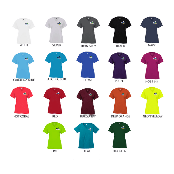 Kings Gate Pickleball Club Ladies Performance T-Shirt - Option 2 front and back logo