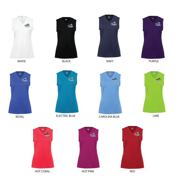 Kings Gate Pickleball Club Ladies Sleeveless Tank - Option 2 Front logo and back logo