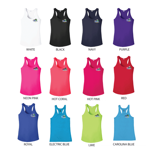 Kings Gate Pickleball Club Ladies Racerback Tank Design 1 - Front logo only