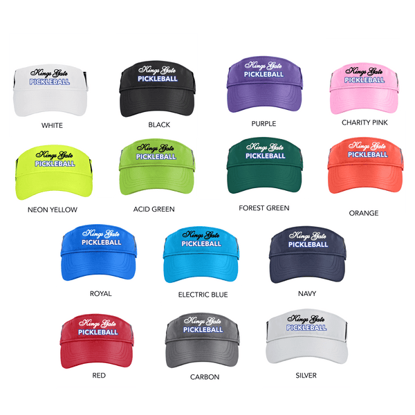 Kings Gate Pickleball Club Performance Visor