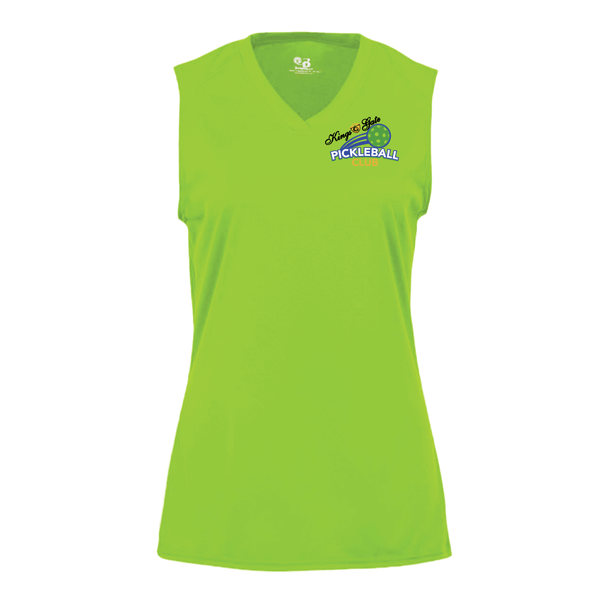 Kings Gate Pickleball Club Ladies Sleeveless Tank - Option 1  Front logo only