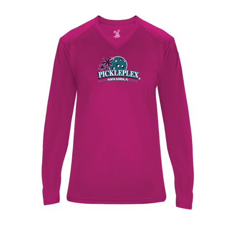 PicklePlex® Punta Gorda Ladies Performance Long Sleeve T-Shirt