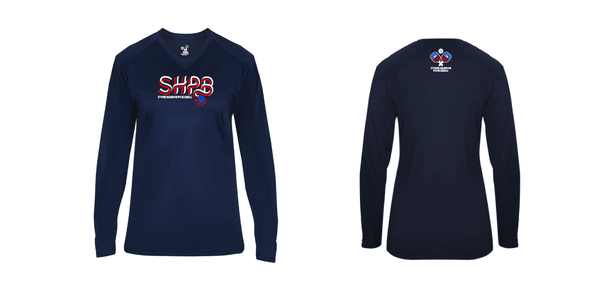 Stone Harbor Pickleball Ladies Long Sleeve V-Neck Shirt 2026