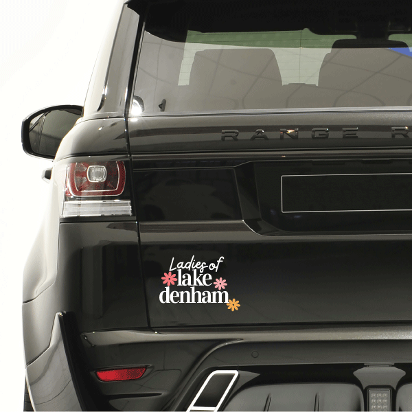 Ladies of Lake Denham Decal - Bumper Sticker - Water Bottle Decal