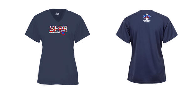 Stone Harbor Pickleball Ladies Short Sleeve V-Neck Shirt 2026
