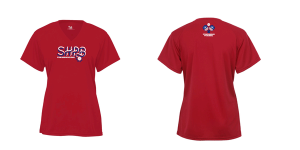 Stone Harbor Pickleball Ladies Short Sleeve V-Neck Shirt 2026