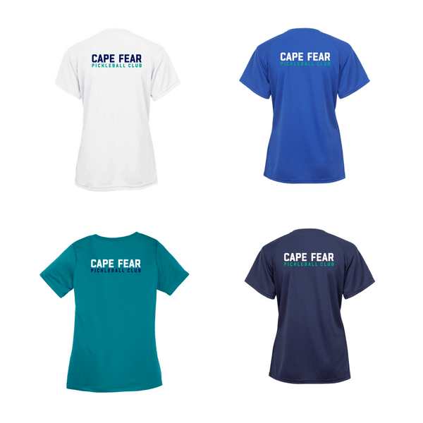 2026 Cape Fear Pickleball Club Ladies Performance Short Sleeve T-Shirt