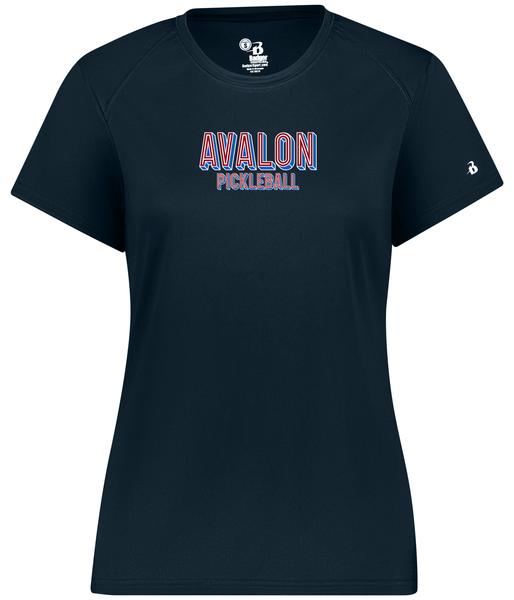 Avalon Pickleball Ladies Short Sleeve Crew Neck Shirt 2026
