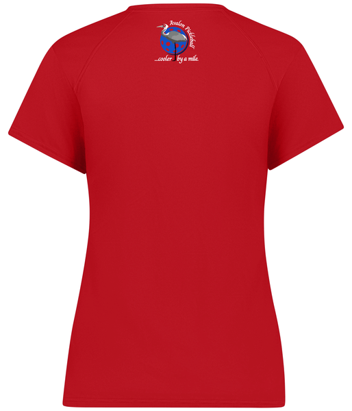 Avalon Pickleball Ladies Short Sleeve Crew Neck Shirt 2026