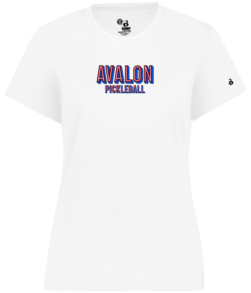 Avalon Pickleball Ladies Short Sleeve Crew Neck Shirt 2026