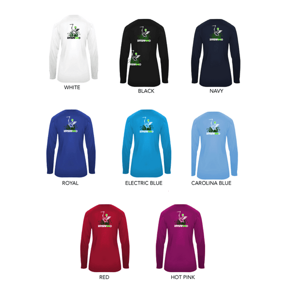 Riverwood Pickleball Ladies Long Sleeve V-Neck Shirt