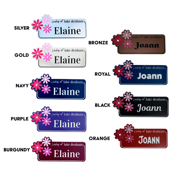 Personalized Ladies of Lake Denham Name Tag - Bag Tag - Magnet