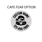 Cape Fear Personalized Pickleball Paddle Butt Name Cap
