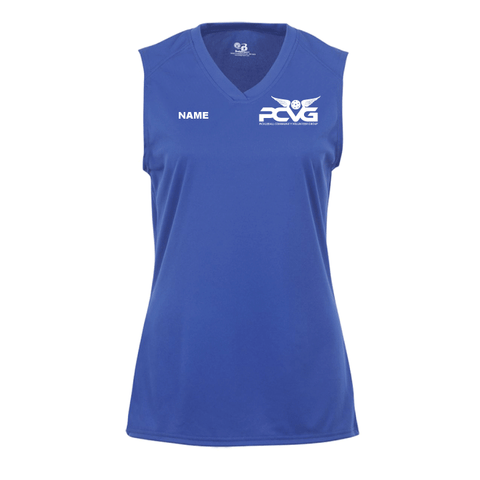 PCVG Volunteer Ladies Performance V-Neck Sleeveless Tank