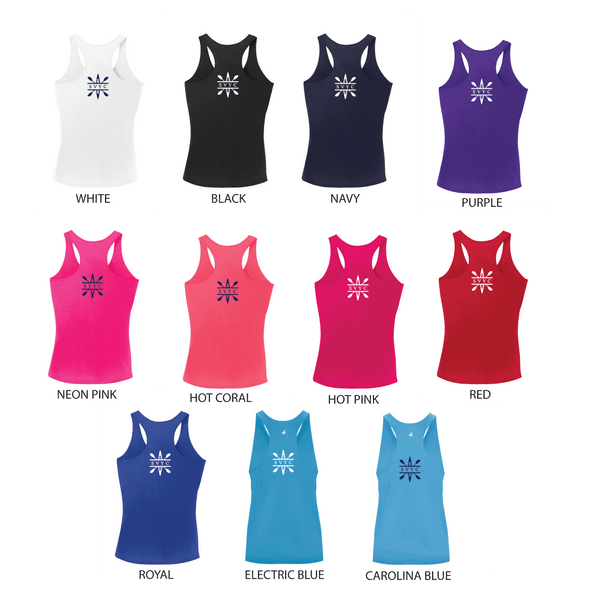 South Venice Yacht Club Ladies Racerback Performance V-Neck Tank