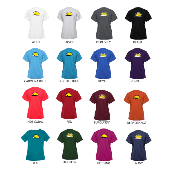 South Venice Yacht Club Ladies Short Sleeve Performance V-Neck  V-Neck T-Shirt