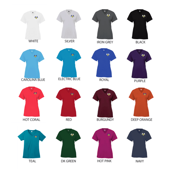 South Venice Yacht Club Ladies Short Sleeve Performance V-Neck  V-Neck T-Shirt