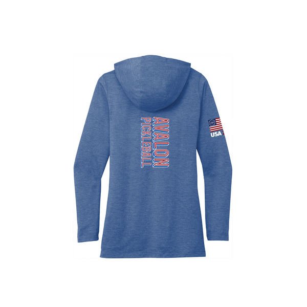 Avalon Pickleball Ladies Long Sleeve Hoodie 2026