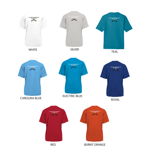 Cape Fear 2025 Anniversary Pickleball Club Men's Performance Short Sleeve T-Shirt