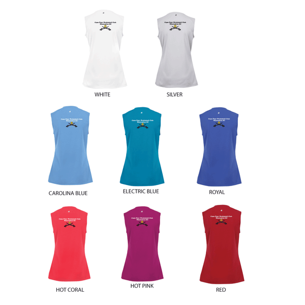 Cape Fear Pickleball Club Ladies Sleeveless Tank - Option 3