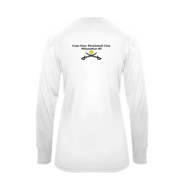 Cape Fear Pickleball Club Ladies Performance Long Sleeve T-Shirt - Option 3