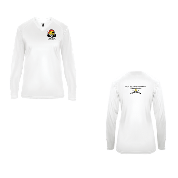 Cape Fear Pickleball Club Ladies Performance Long Sleeve T-Shirt - Option 3